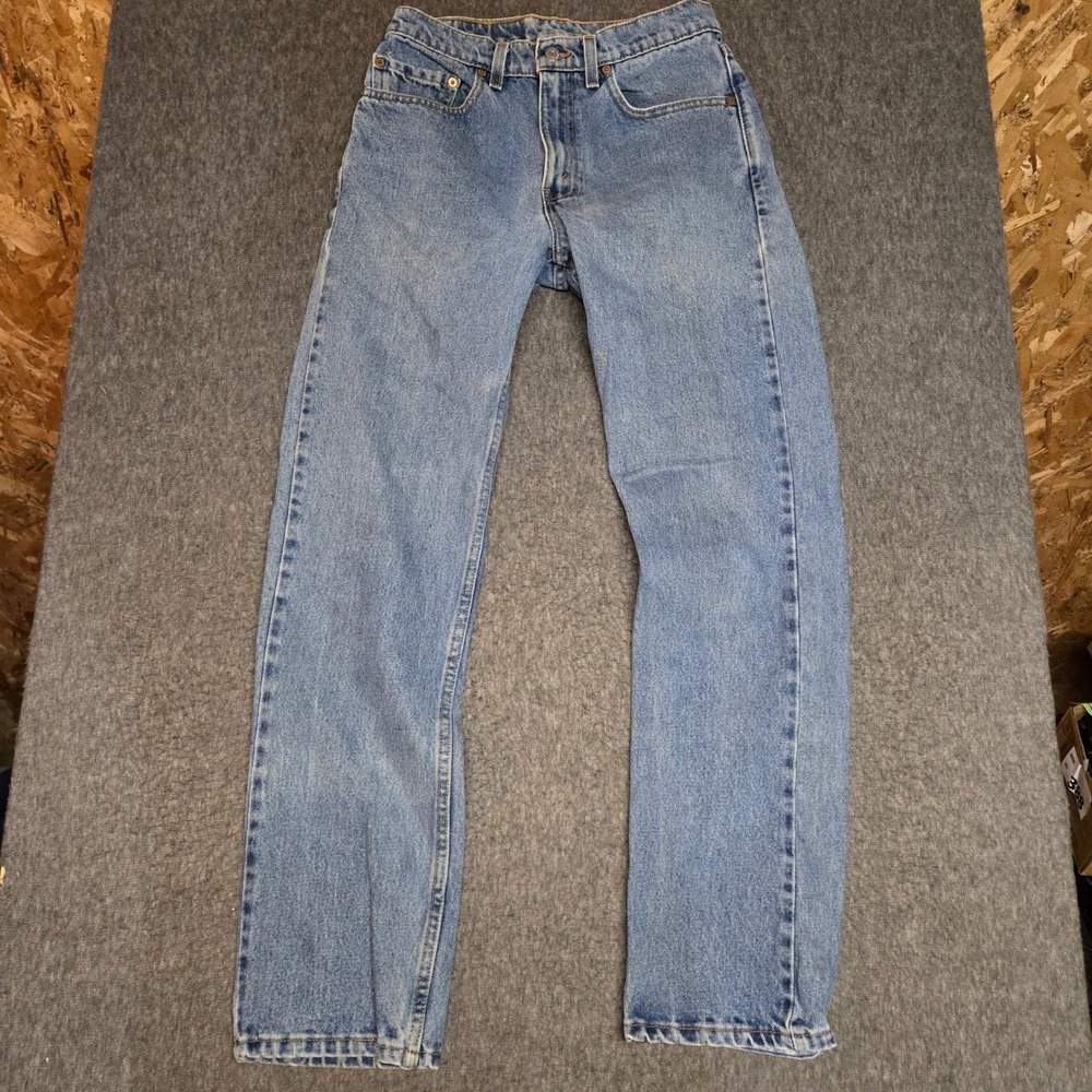 VTG 90s Levi's 505 Regular Fit Straight Leg Jeans Mens 31x32 Blue Made in USA